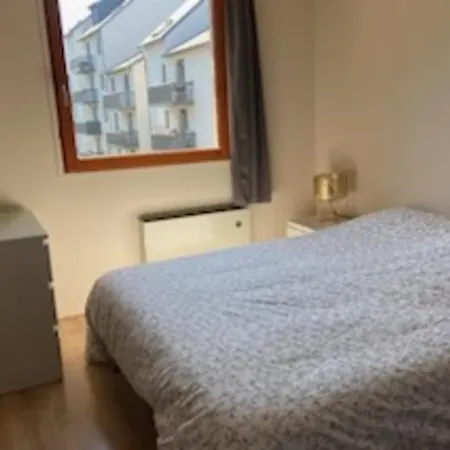 Lägenhet Spacious T3 With Balcony - Close To Town Center Touques